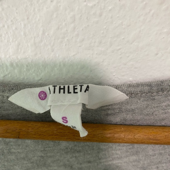 Athleta Gray Twist Back Tank SZ Small - Picture 2 of 3